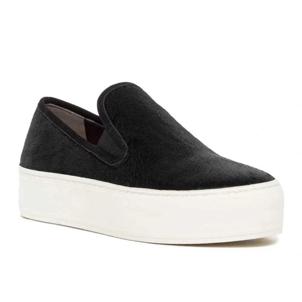 EUC - Loeffler Randall Kane Platform Slip on Sneakers - Size 7
